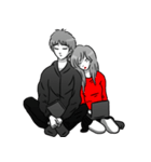 Manga couple in love 3（個別スタンプ：24）