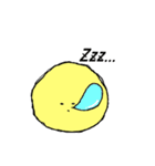 もふもふイエロー（個別スタンプ：8）
