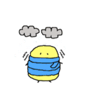もふもふイエロー（個別スタンプ：17）