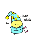 もふもふイエロー（個別スタンプ：19）