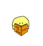 もふもふイエロー（個別スタンプ：22）