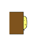 もふもふイエロー（個別スタンプ：27）