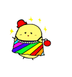 もふもふイエロー（個別スタンプ：40）