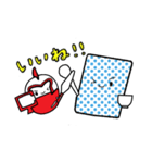 勇敢な薬戦士たち（個別スタンプ：35）
