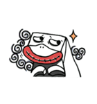Square platypus's funny life（個別スタンプ：1）