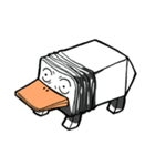 Square platypus's funny life（個別スタンプ：2）