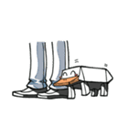 Square platypus's funny life（個別スタンプ：4）