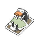 Square platypus's funny life（個別スタンプ：7）
