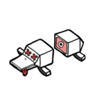Square platypus's funny life（個別スタンプ：8）