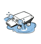 Square platypus's funny life（個別スタンプ：21）