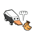 Square platypus's funny life（個別スタンプ：22）
