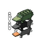 Square platypus's funny life（個別スタンプ：28）