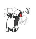 Square platypus's funny life（個別スタンプ：35）