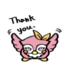 Pink Owl Naomi（個別スタンプ：13）