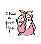 Pink Owl Naomi（個別スタンプ：25）