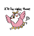 Pink Owl Naomi（個別スタンプ：27）