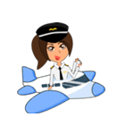 Pilot: Capt. Mimie（個別スタンプ：9）