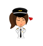 Pilot: Capt. Mimie（個別スタンプ：34）