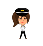 Pilot: Capt. Mimie（個別スタンプ：37）