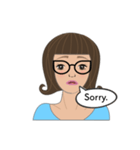 Bespectacled（個別スタンプ：34）