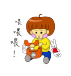 apple's girl（個別スタンプ：11）