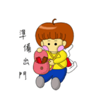 apple's girl（個別スタンプ：12）