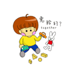 apple's girl（個別スタンプ：13）