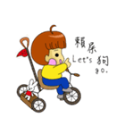 apple's girl（個別スタンプ：14）