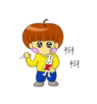 apple's girl（個別スタンプ：17）