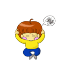 apple's girl（個別スタンプ：20）
