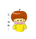 apple's girl（個別スタンプ：21）