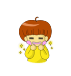 apple's girl（個別スタンプ：22）