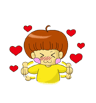 apple's girl（個別スタンプ：24）