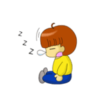 apple's girl（個別スタンプ：26）