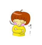 apple's girl（個別スタンプ：28）