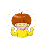 apple's girl（個別スタンプ：31）
