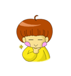 apple's girl（個別スタンプ：32）
