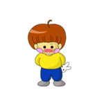 apple's girl（個別スタンプ：35）