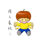 apple's girl（個別スタンプ：38）