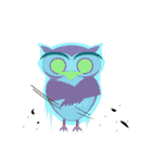 pink pink Owl（個別スタンプ：19）