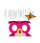 pink pink Owl（個別スタンプ：27）