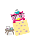 pink pink Owl（個別スタンプ：29）