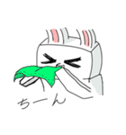 ブロックうさぎ（個別スタンプ：9）