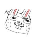 ブロックうさぎ（個別スタンプ：17）