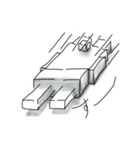 ブロックうさぎ（個別スタンプ：26）