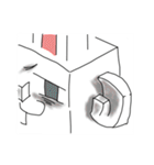 ブロックうさぎ（個別スタンプ：28）