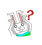 ブロックうさぎ（個別スタンプ：37）