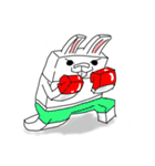 ブロックうさぎ（個別スタンプ：38）