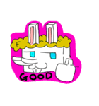 ブロックうさぎ（個別スタンプ：39）