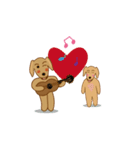 sweet  momo＆obama（個別スタンプ：3）